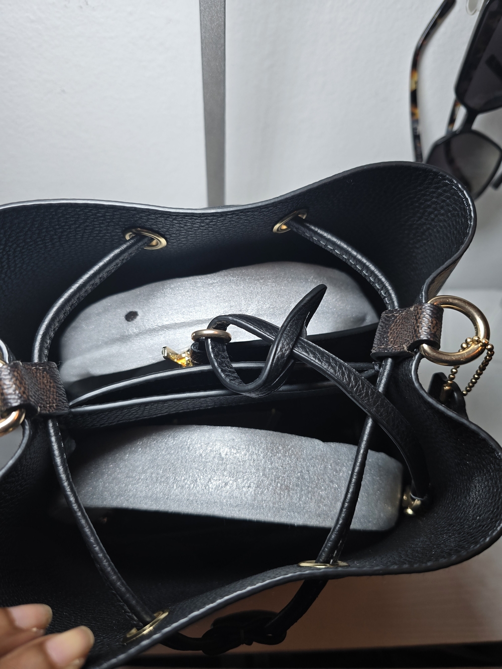 Coach Leopard-Print Rowan Bucket Bag - Picture 2 of 2